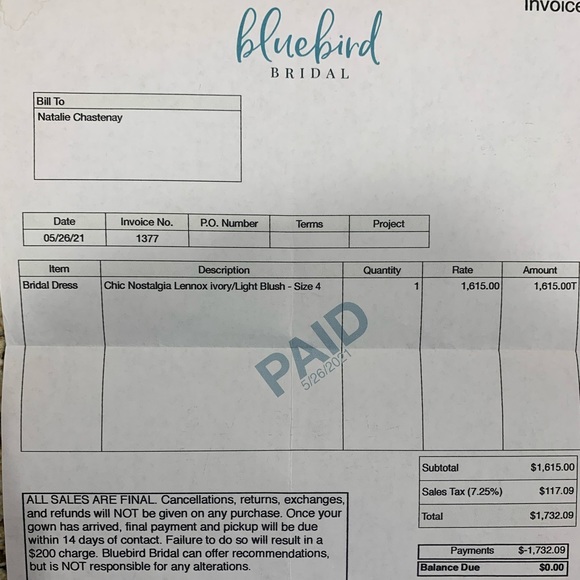 Chic Nostalgia “Lennox” Wedding Gown - Picture 5 of 12